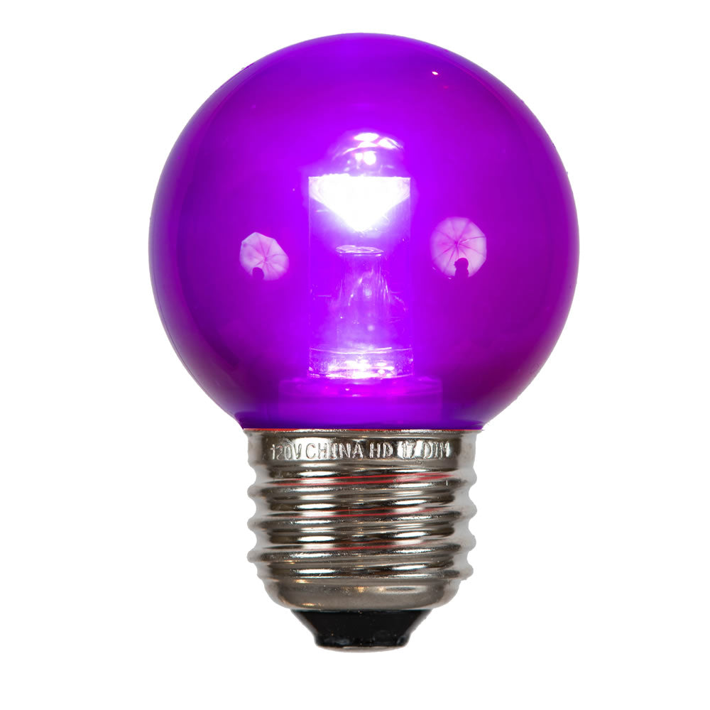 Vickerman G50 PURPLE TUBE LED E26 BULB 10/BAG - X17G5006