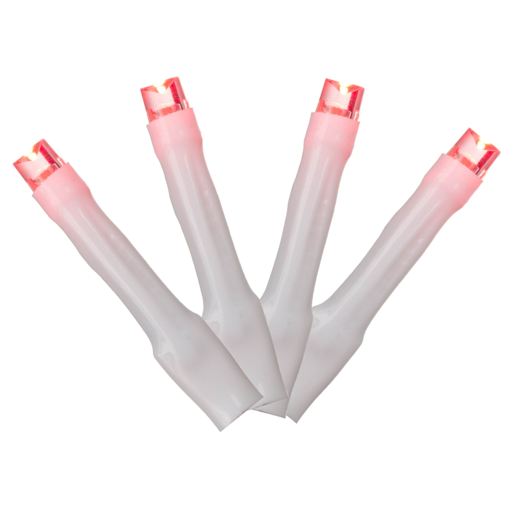 144Lt LED Red Cluster Set WW E-C 24'L