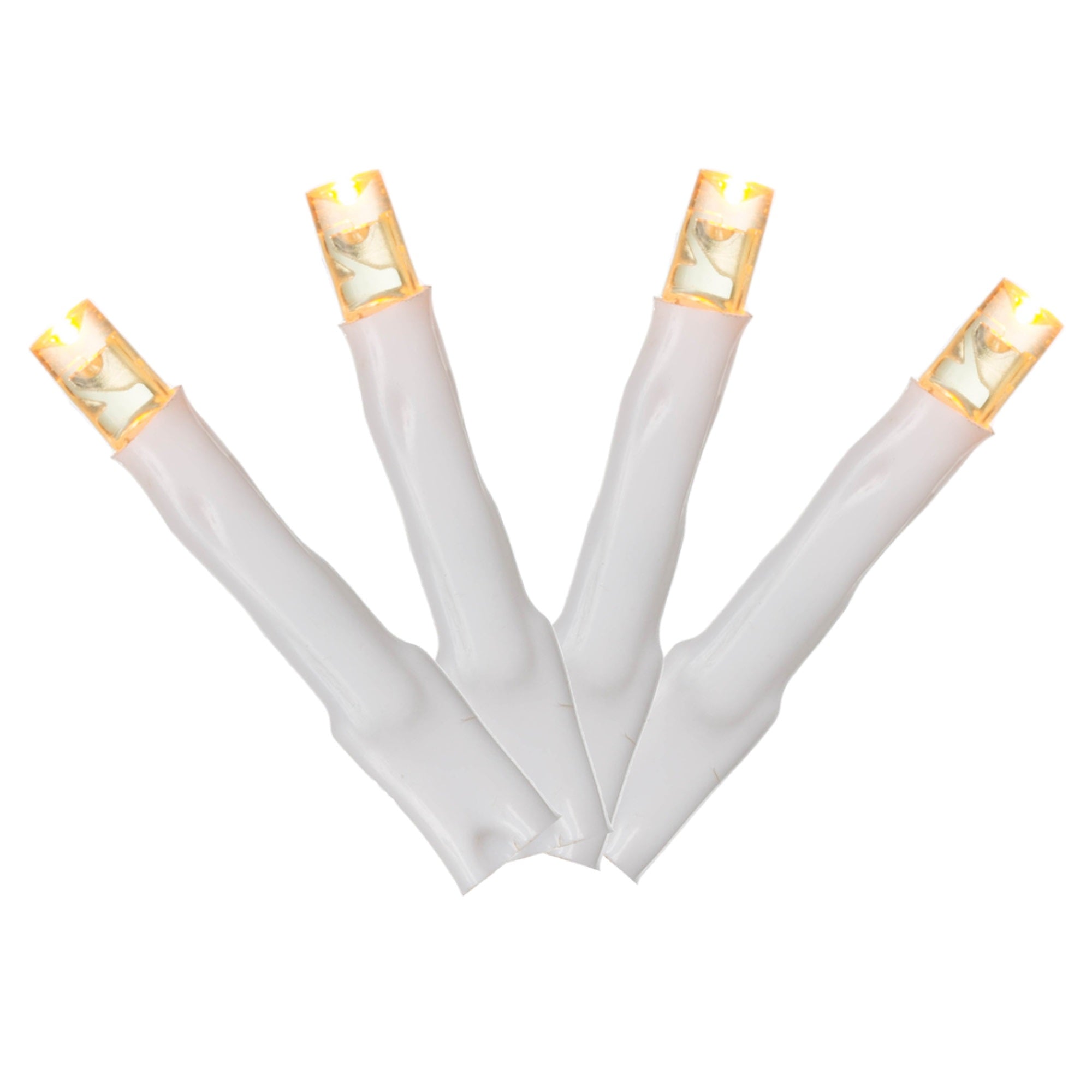 144Lt LED Yellow Cluster Set WW E-C 24'L