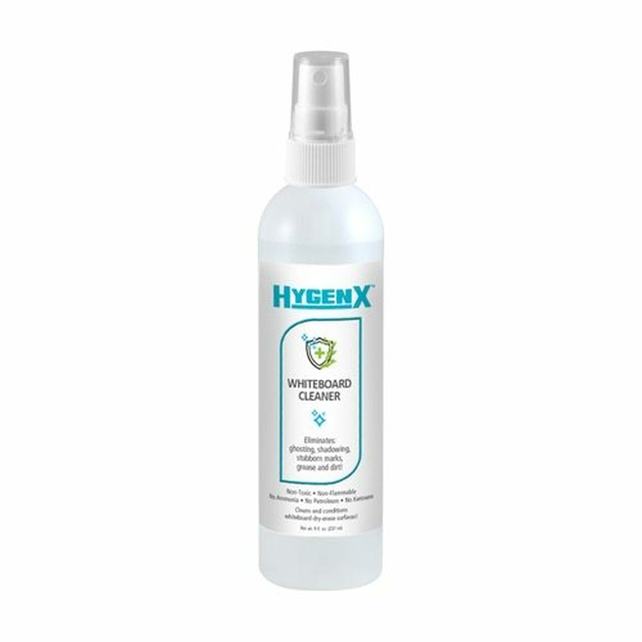 Hygenx Whiteboard Cleaner - 8 Oz. Refillable Spray Bottle