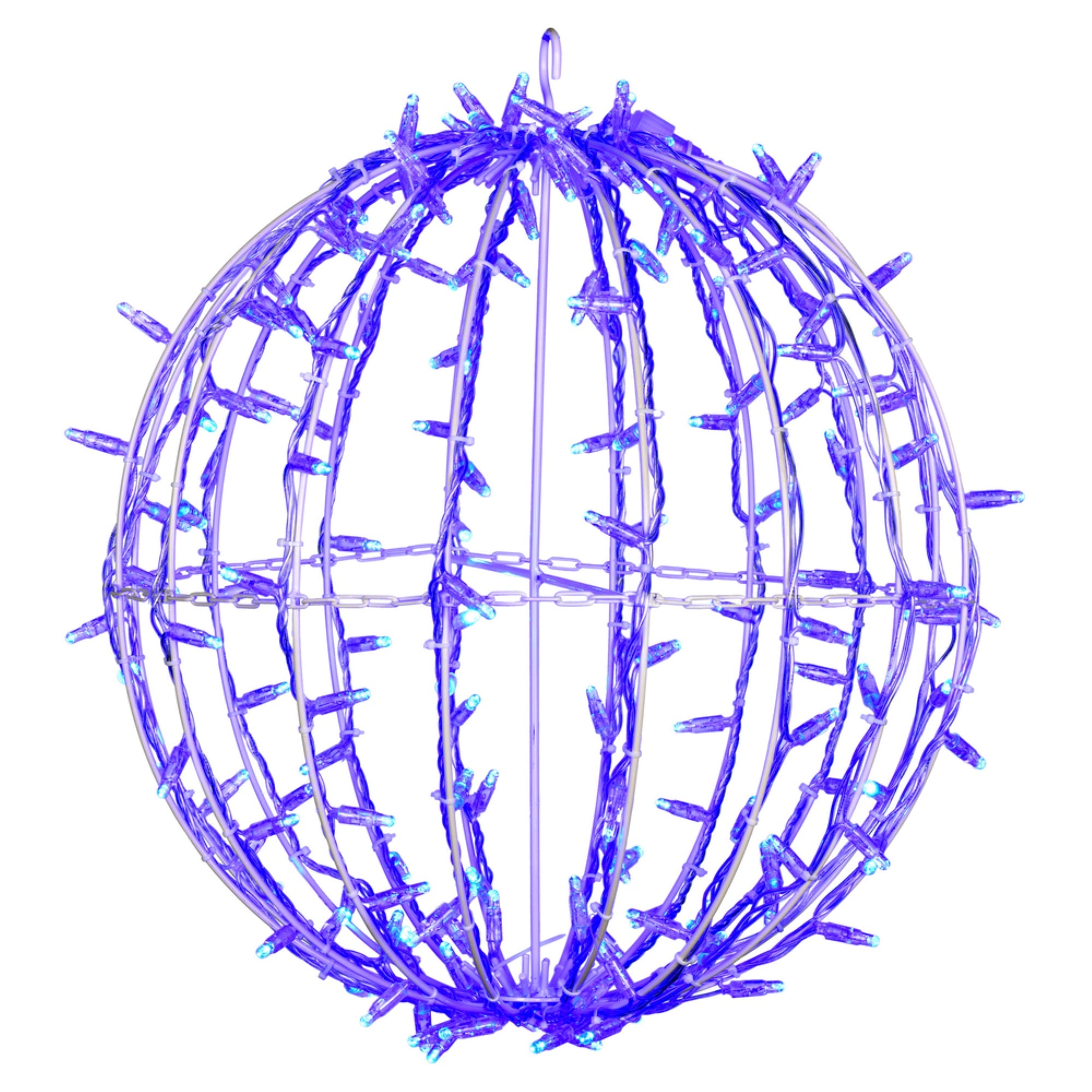 180Lt x 20” Blue Twinkle Led Sphere