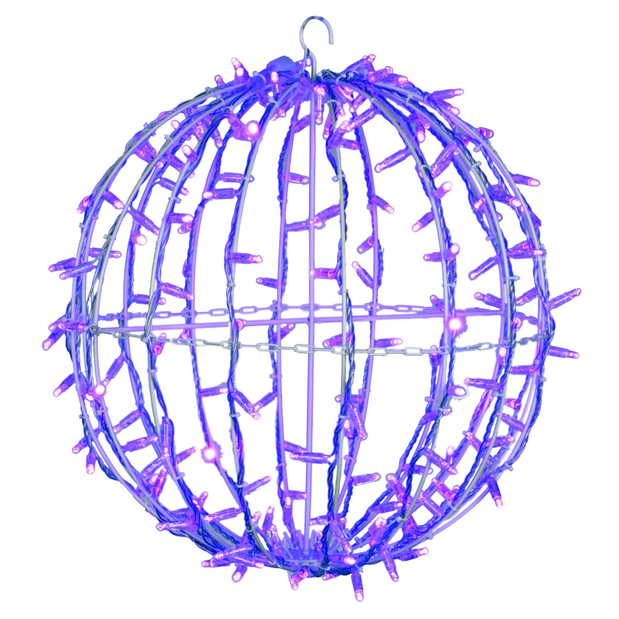 180Lt x 20” Purple Jumbo Led Sphere