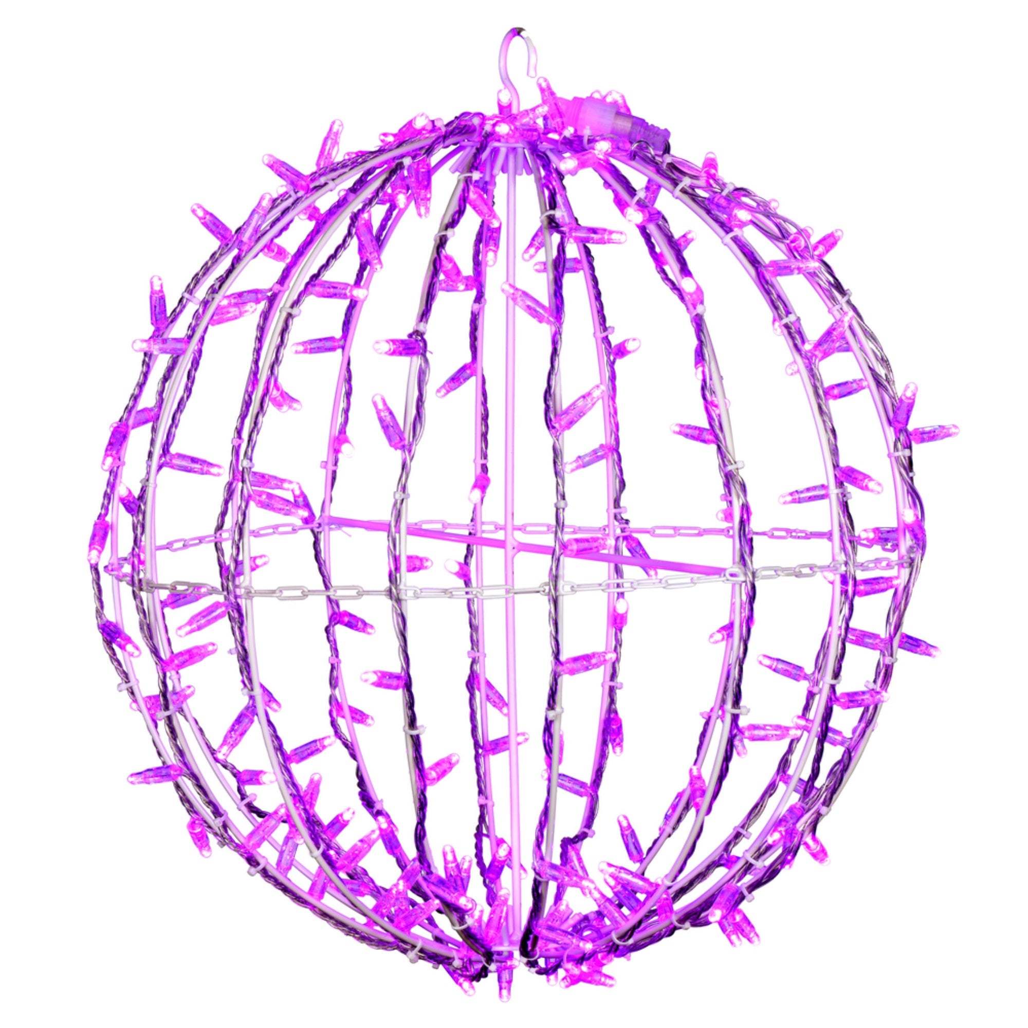 180Lt x 20” Pink Jumbo Led Sphere