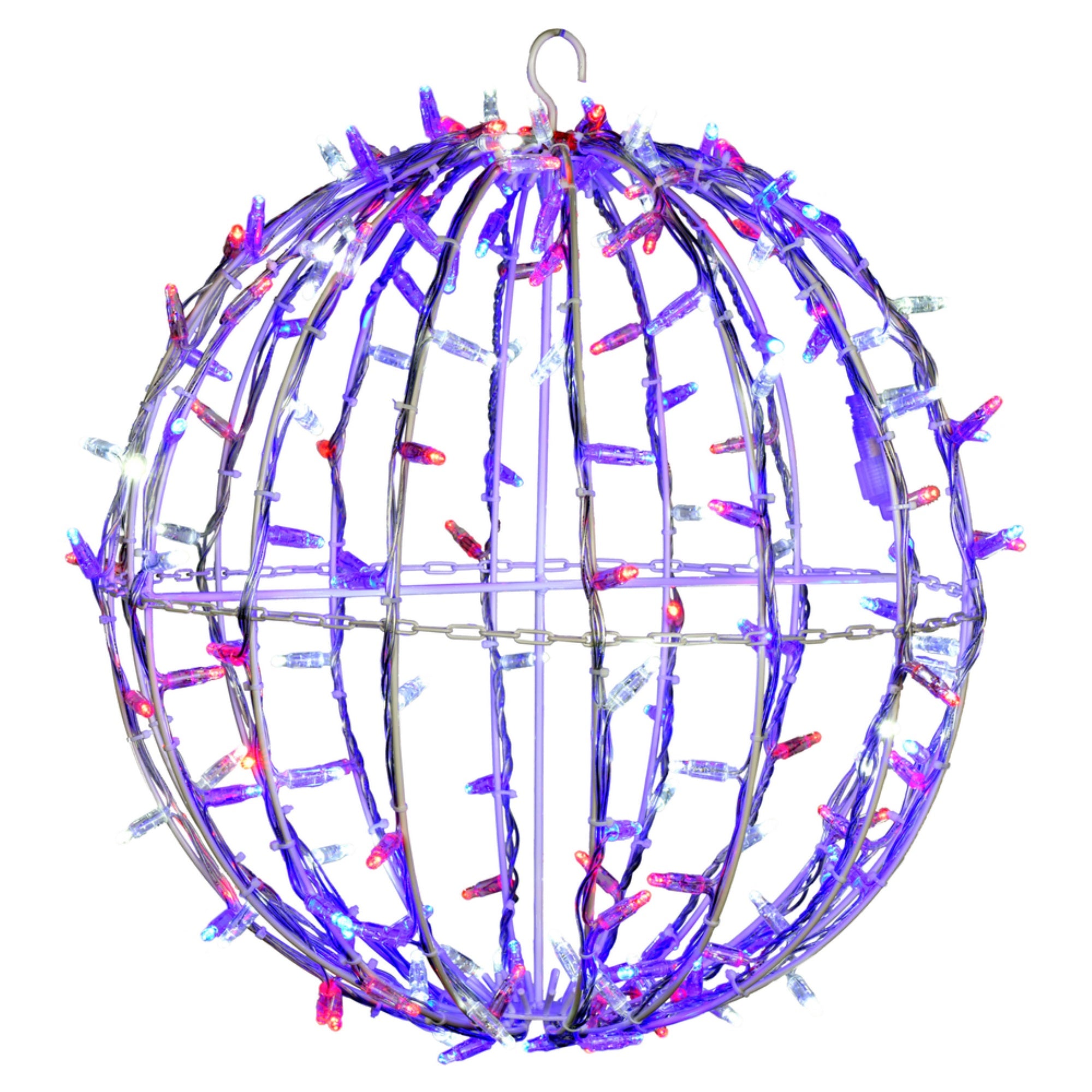 180Lt x 20” Red-Wht-Blue Jumbo LedSphere