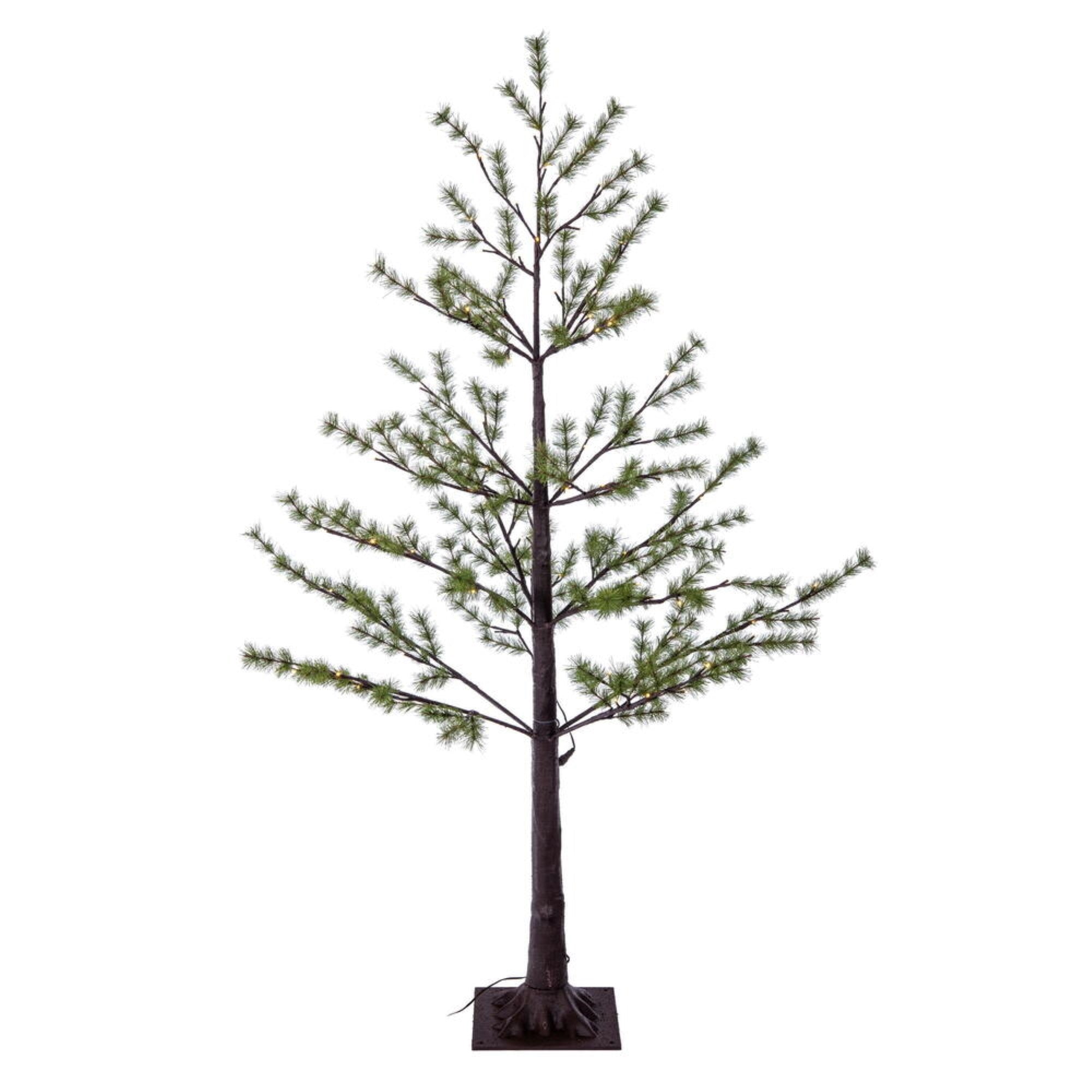 5' Green Mini Pine Twig Tree LED 90WW