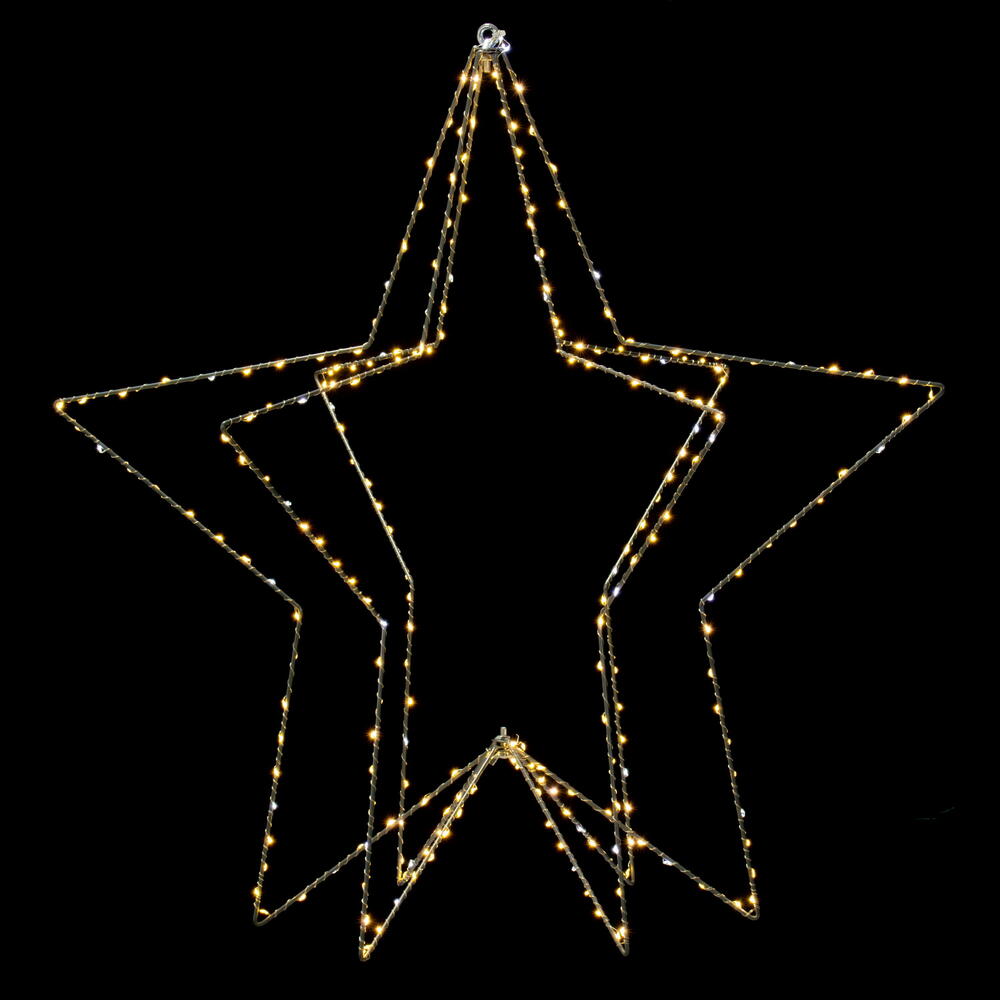 300Ltx30″ WW LED Star Wire Silhouette