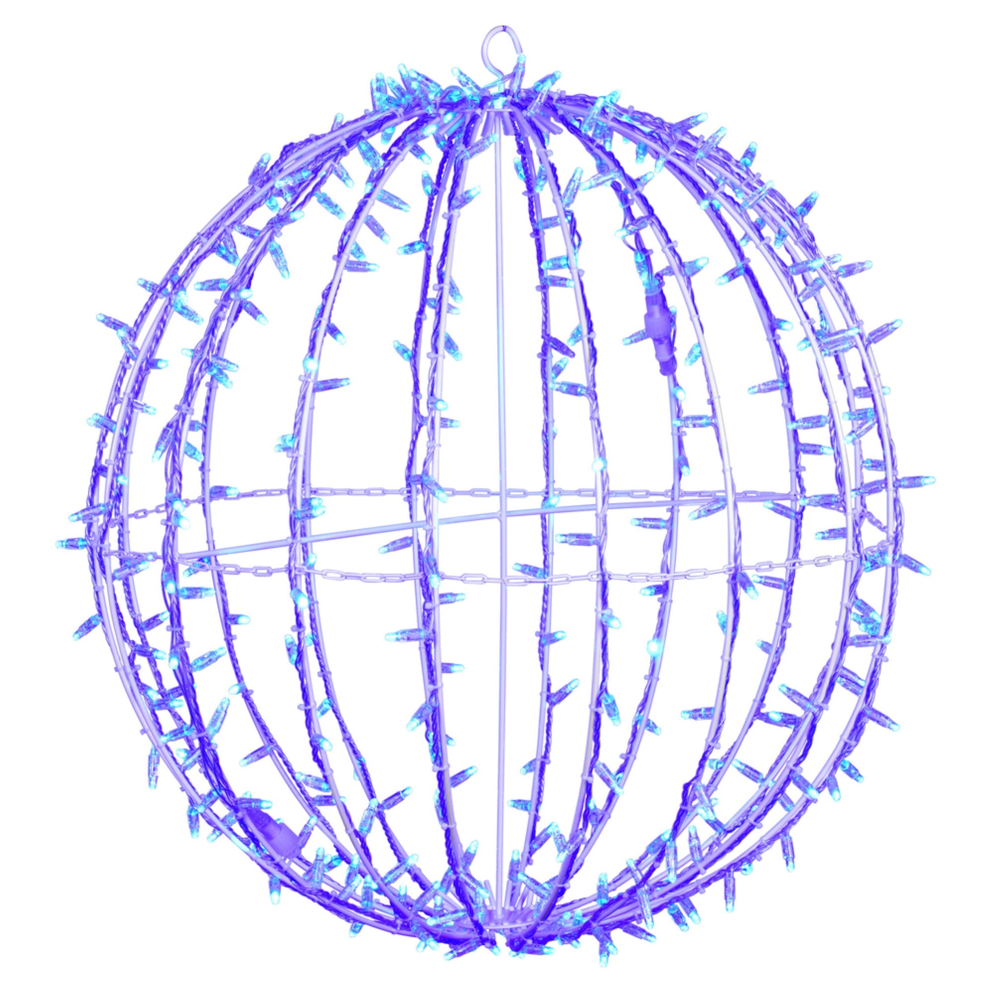 324Lt x 30” Blue Twinkle Led Sphere