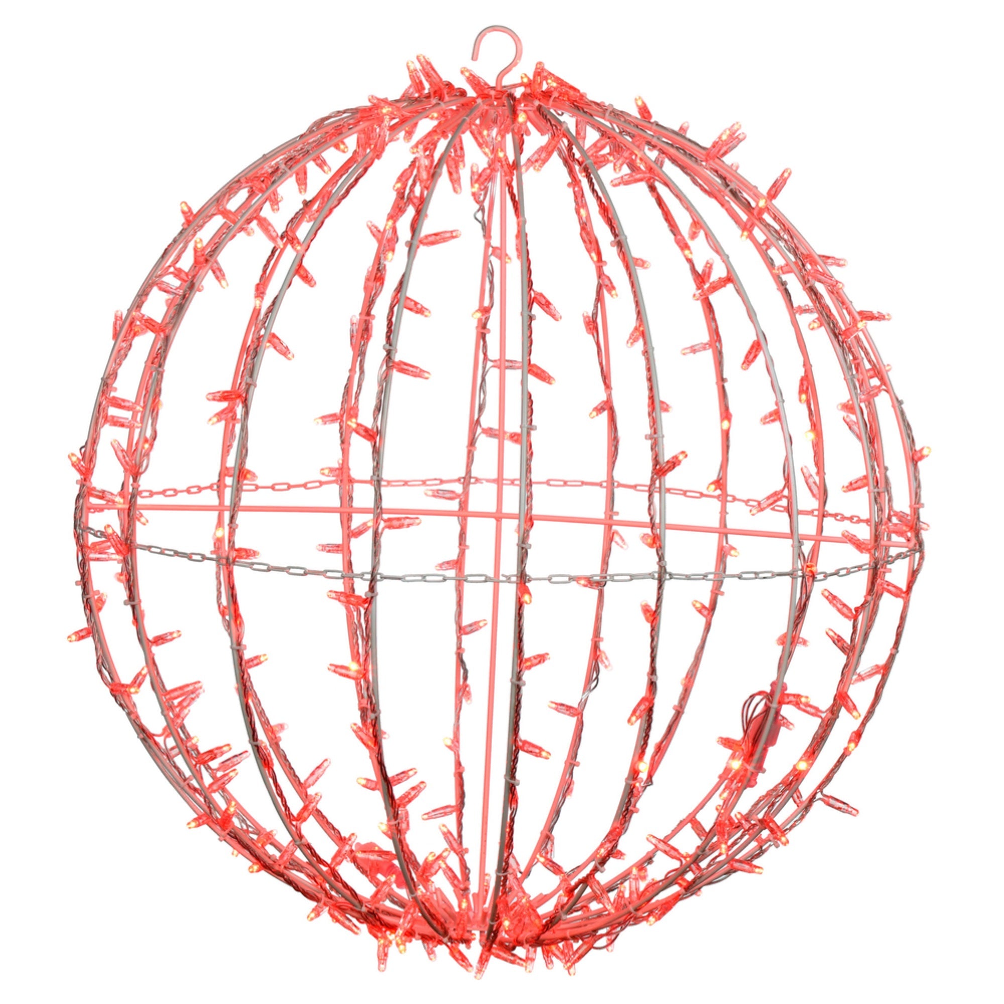 324Lt x 30” Red Jumbo Led Sphere