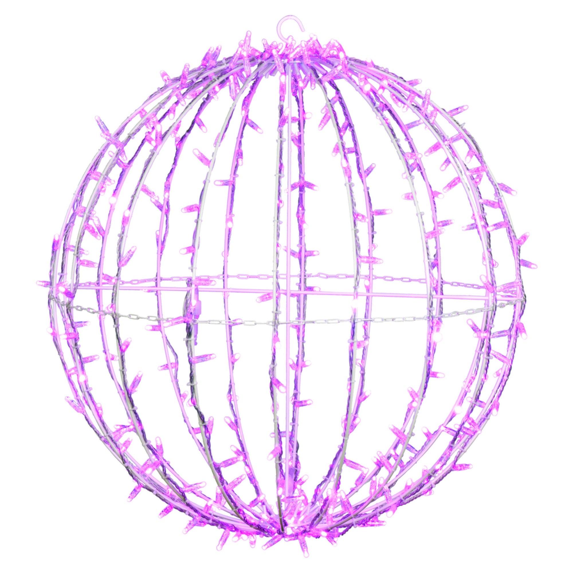 324Lt x 30” Pink Jumbo Led Sphere