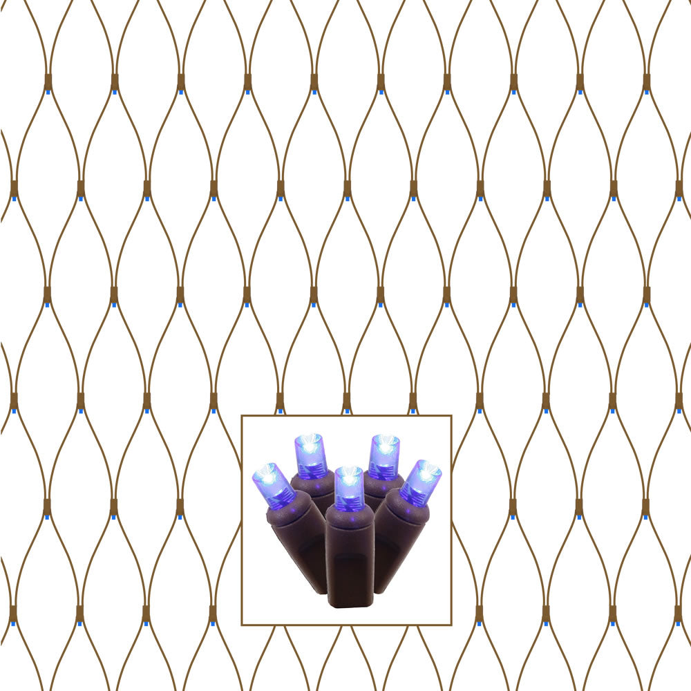 Vickerman 150Lt 2'x8' LED Blue/Bw WideAngle Net - X4B2812