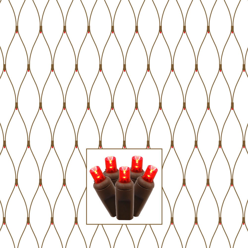 Vickerman 150Lt 2'x8' LED Red/Bw WideAngle Net - X4B2813
