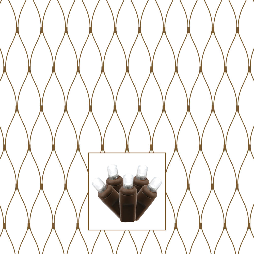 Vickerman 150Lt 2'x8' LED PureWht/Bw WideAngle Net - X4B2819