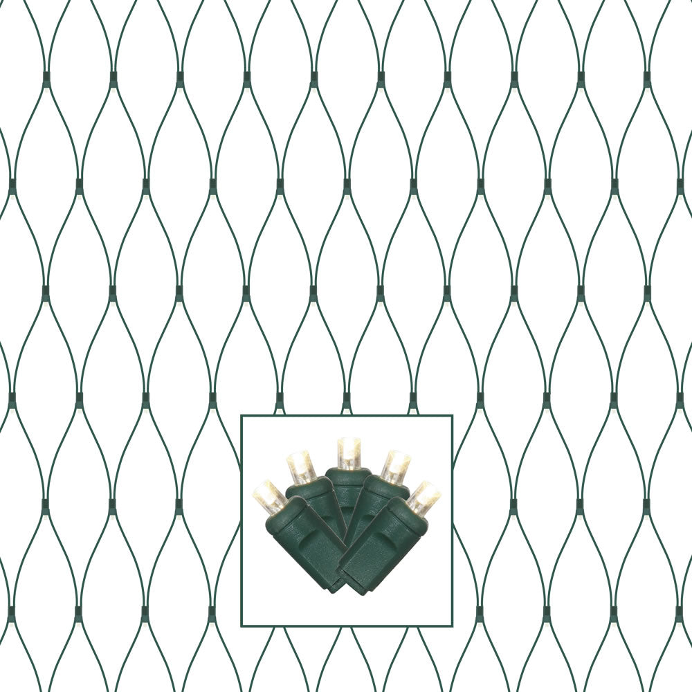 Vickerman 150Lt 2'x8' LED WarmWht/GW WideAngle Net - X4G2811