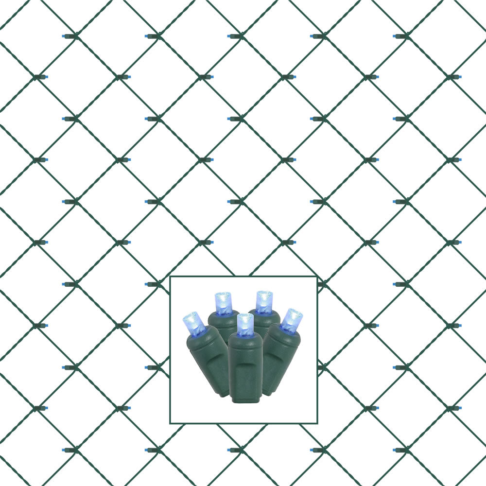 Vickerman 120Lt 4'x6' LED Blue/GW WideAngle Net - X4G4612CSA