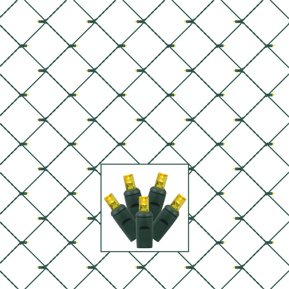 Vickerman 120Lt 4'x6' LED Yellow/GW WideAngle Net - X4G4617