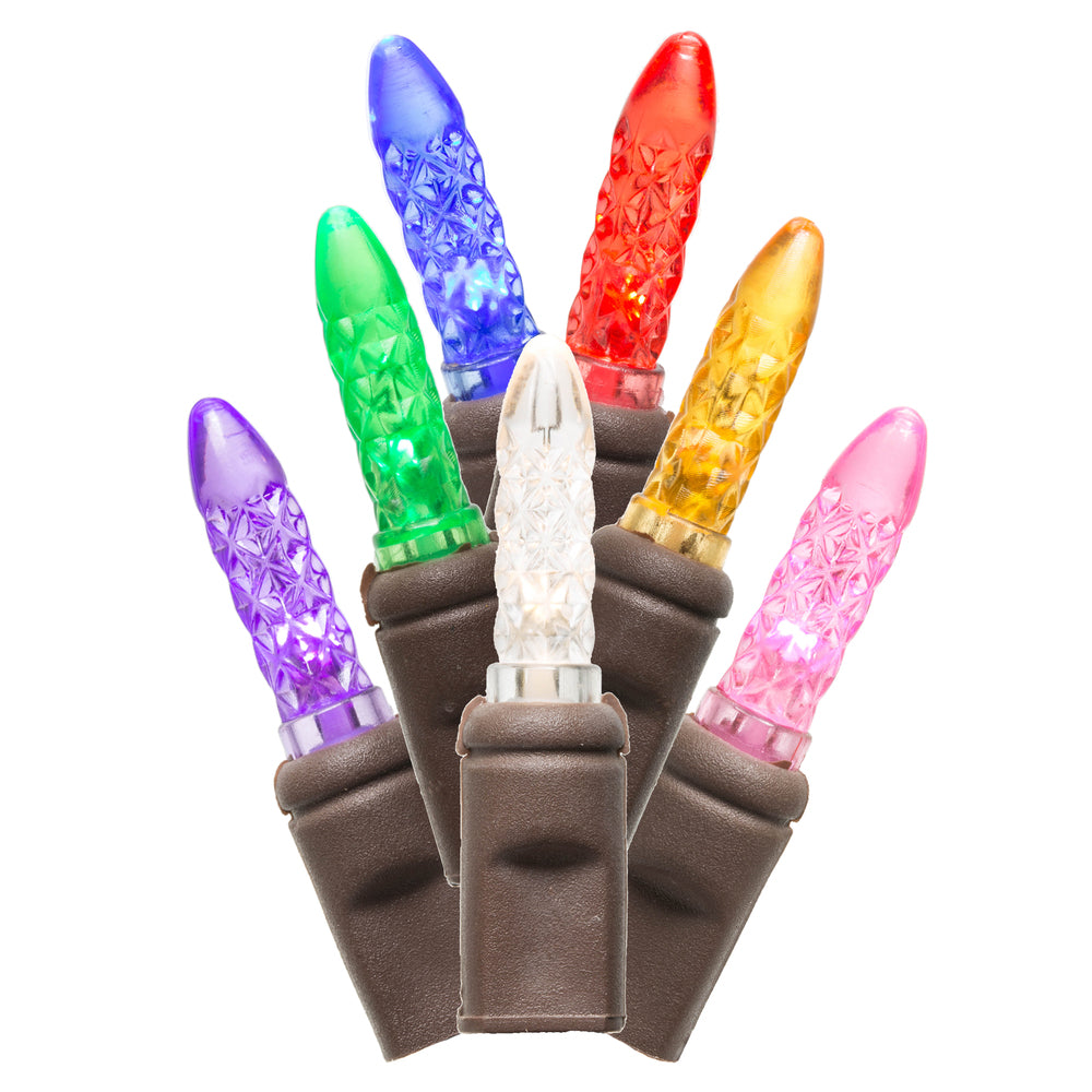Vickerman 70Lt LED Multi/Bw M5 Icicle EC Set 9'L - X6B3100