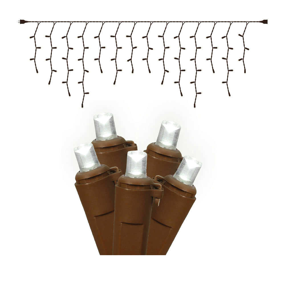 Vickerman 70Lt LED PureW/Bw WideAngle Icicle EC 9' - X6B3309
