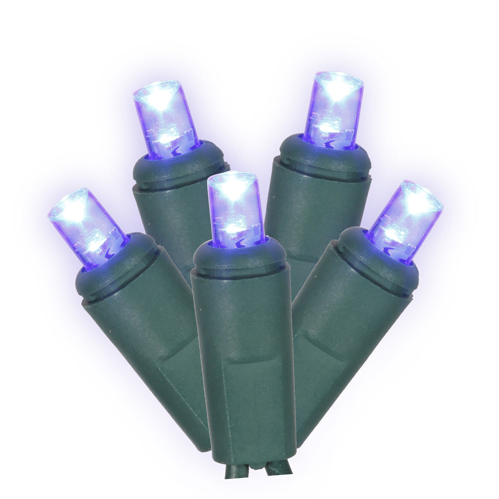 Vickerman 50Lt LED Blue Twinkle W-A EC 6″Sp 25'L - X6G6702T