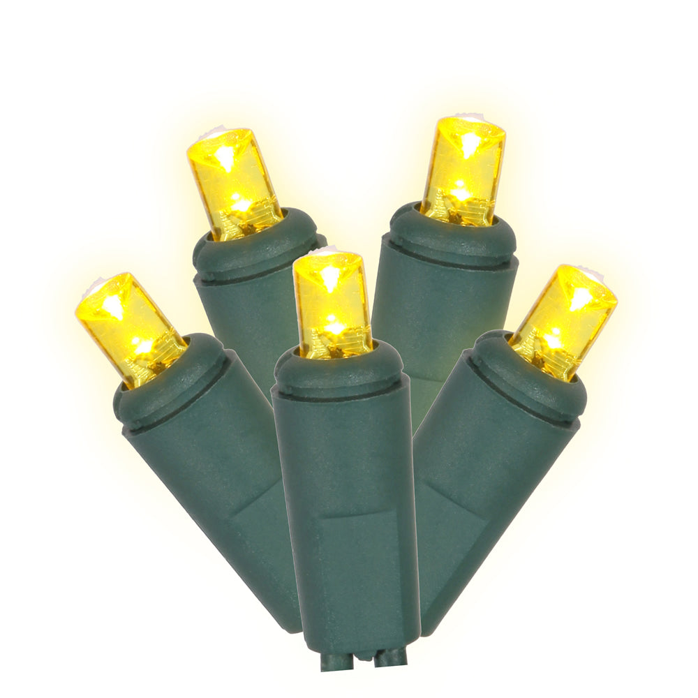 Vickerman 50Lt LED Yellow Twinkle W-A EC 6″Sp 25'L - X6G6707T