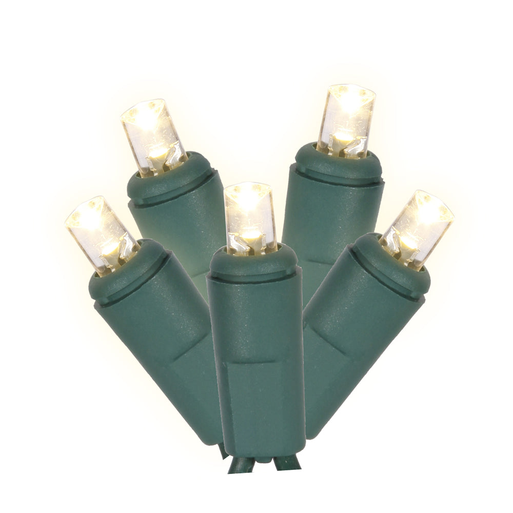 Vickerman 200Lt LED WmWt/Gw WA EC Set 6″Sp 100'L - X6G6801