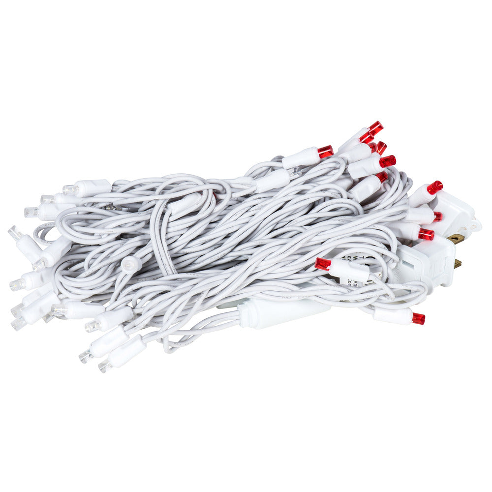 Vickerman 50Lt LED Red-Wt/WW WA EC Set 6″Sp 25'L - X6W6525