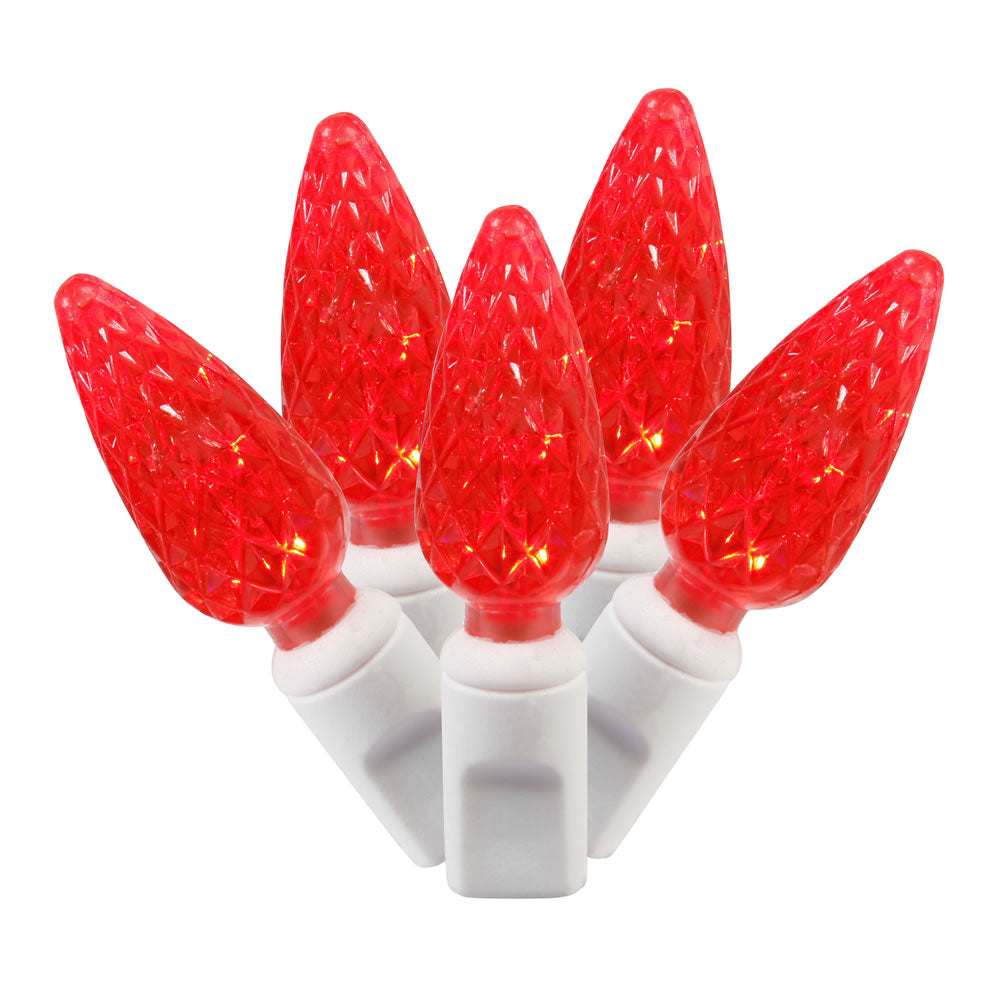 Vickerman 50Lt LED Red/WW C6 EC Set  25'L - X6W8503