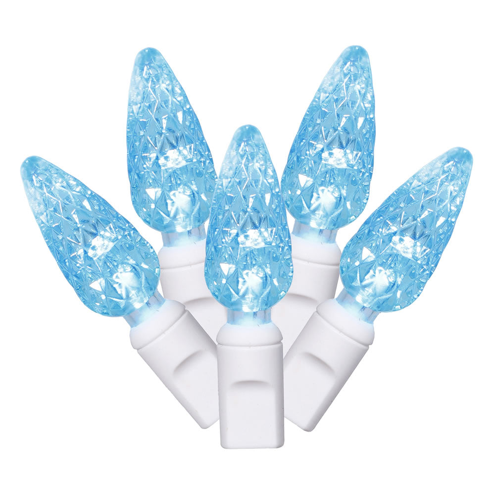 Vickerman 50Lt LED Teal/Ww C6 EC Set 6″Sp 25'L - X6W8532