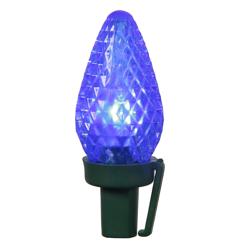 Vickerman 25Lt LED C7 Blue Refl Ec Set GW 8”Sp 16' - X8GC722CSA