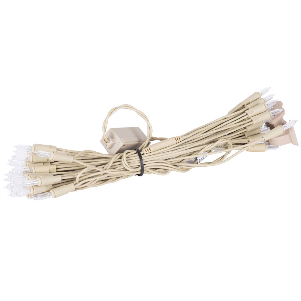 Vickerman 50Lt WmWht Dura-Lit/CHw Ec Set 9” Sp - X9CH501LED