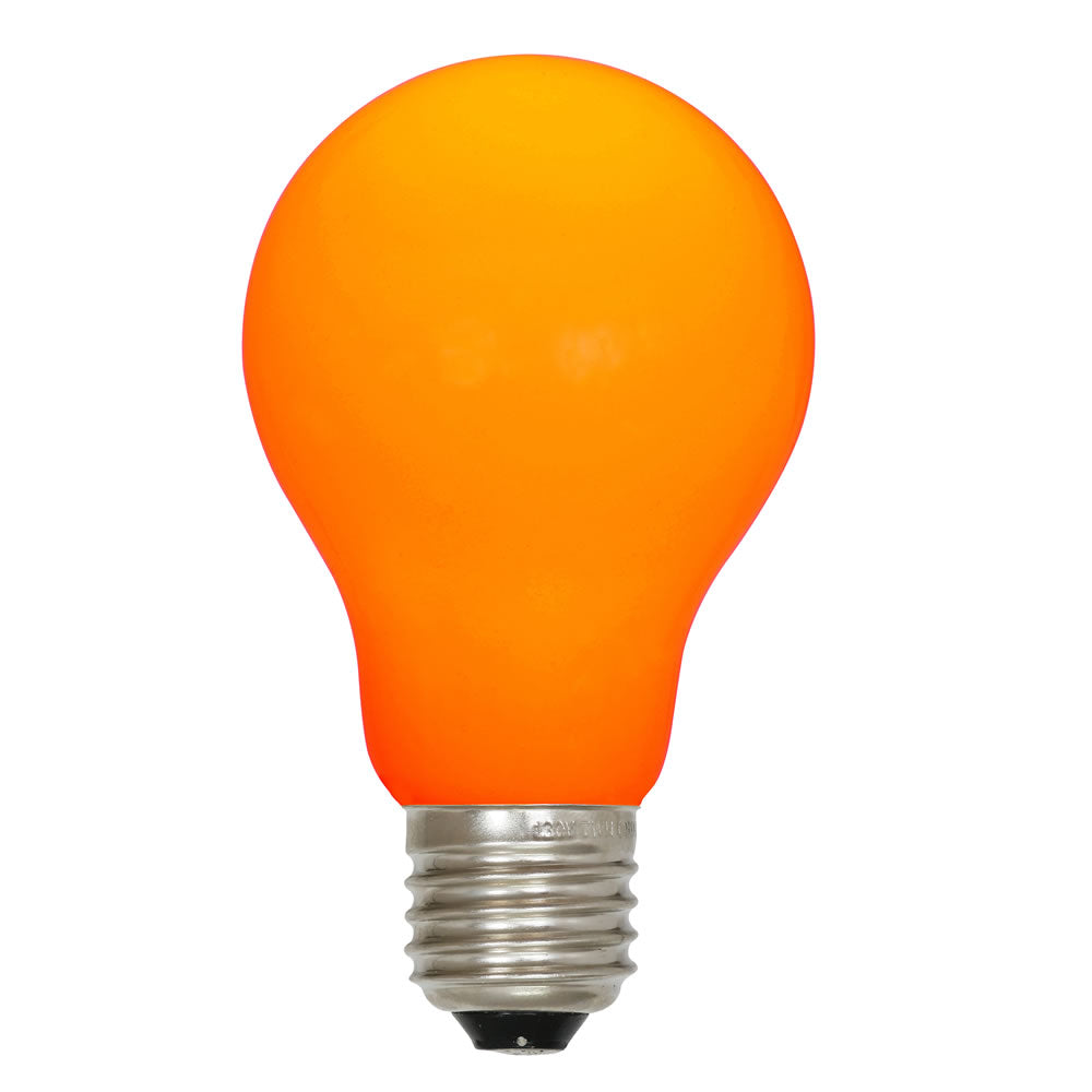 Vickerman A19 LED Orange Ceramic Bulb E26 Nk Base - XA19C08