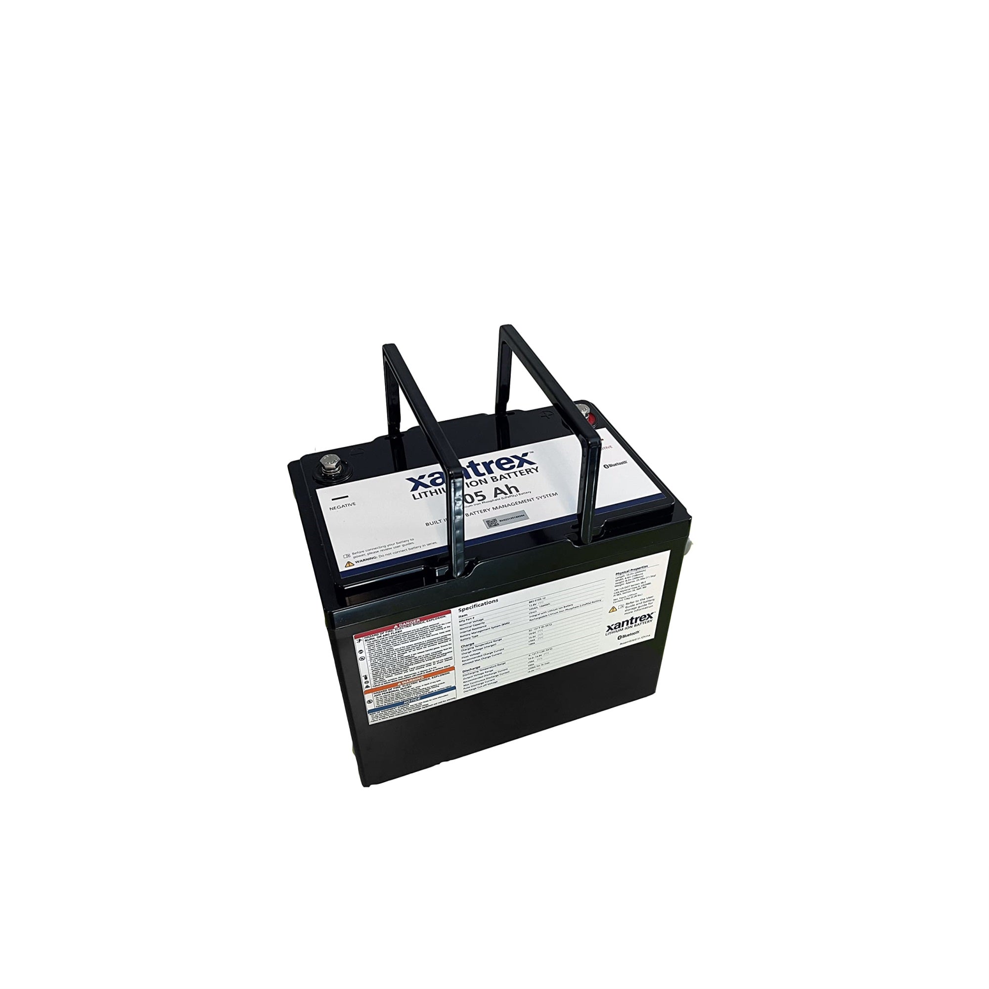 Xantrex Lithium Battery Lifepo4 (Group 27)- 105Ah 12V - Built In Bms, 6000 Deep Cycle Rechargeable Battery - Perfect For Rv/Camper, Marine, Van, Solar And Off Grid Uses.