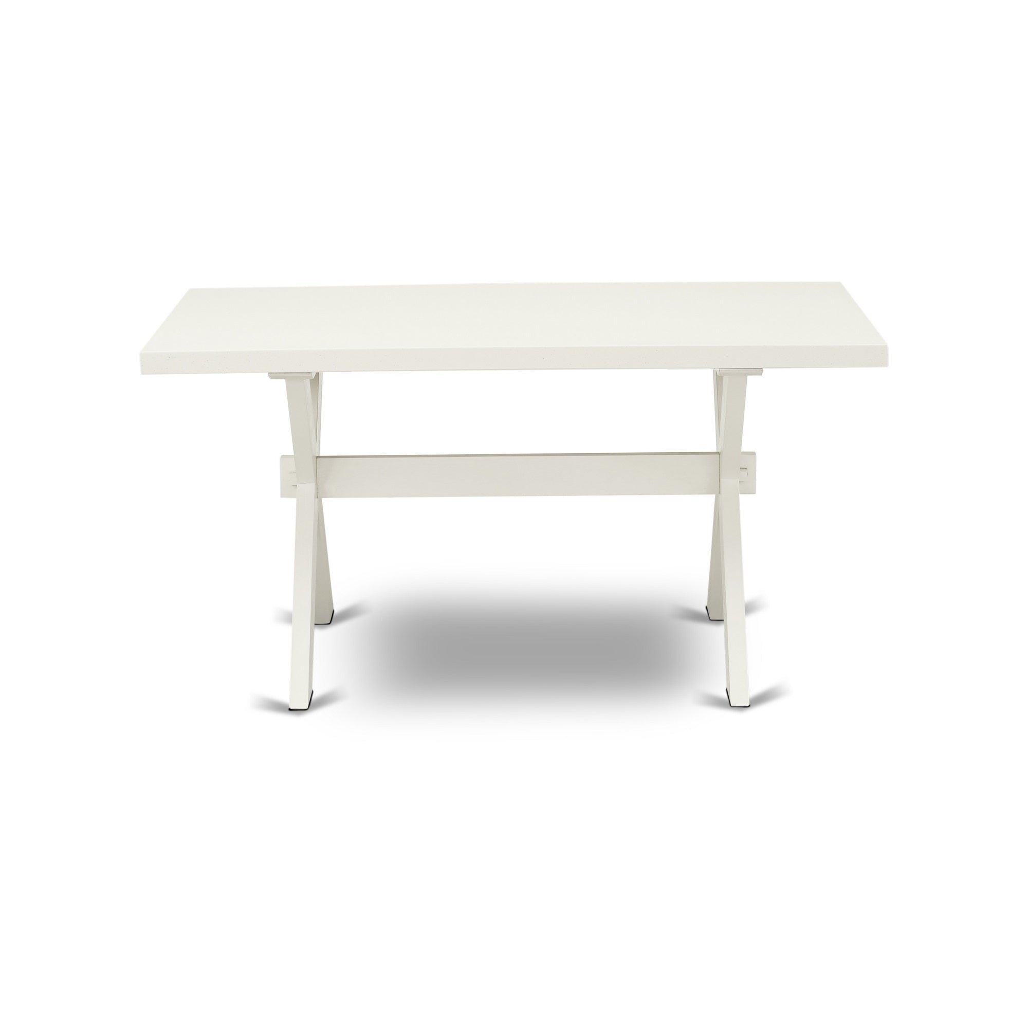 X-Style 15X72 In Dining Bench With Distressed Jacobean 418 Leg And Cement Top Finish