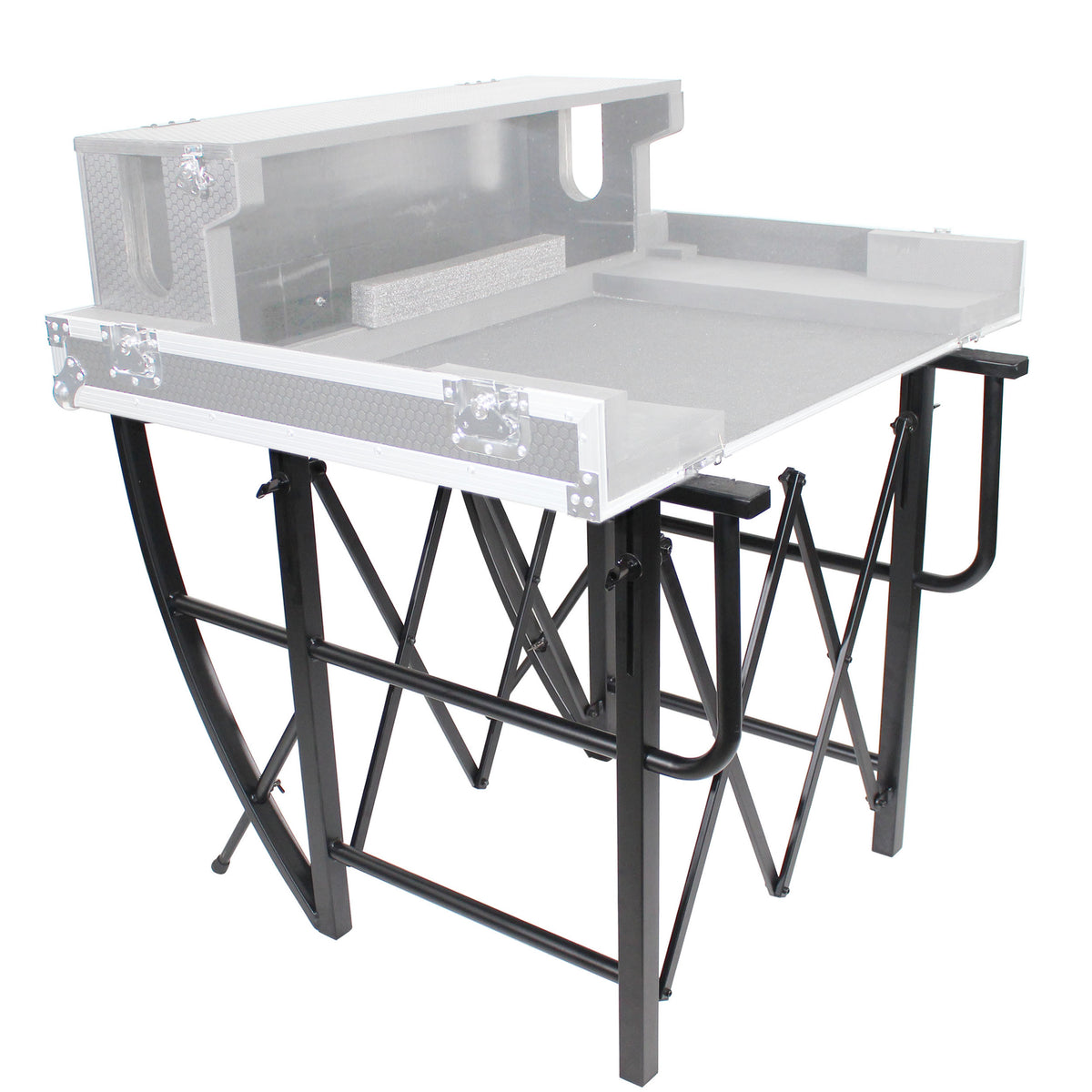 Prox X-Eztilt Ez-Tiltrolling Stand For Medium To Large Format Audio-Lighting Mixer Desks