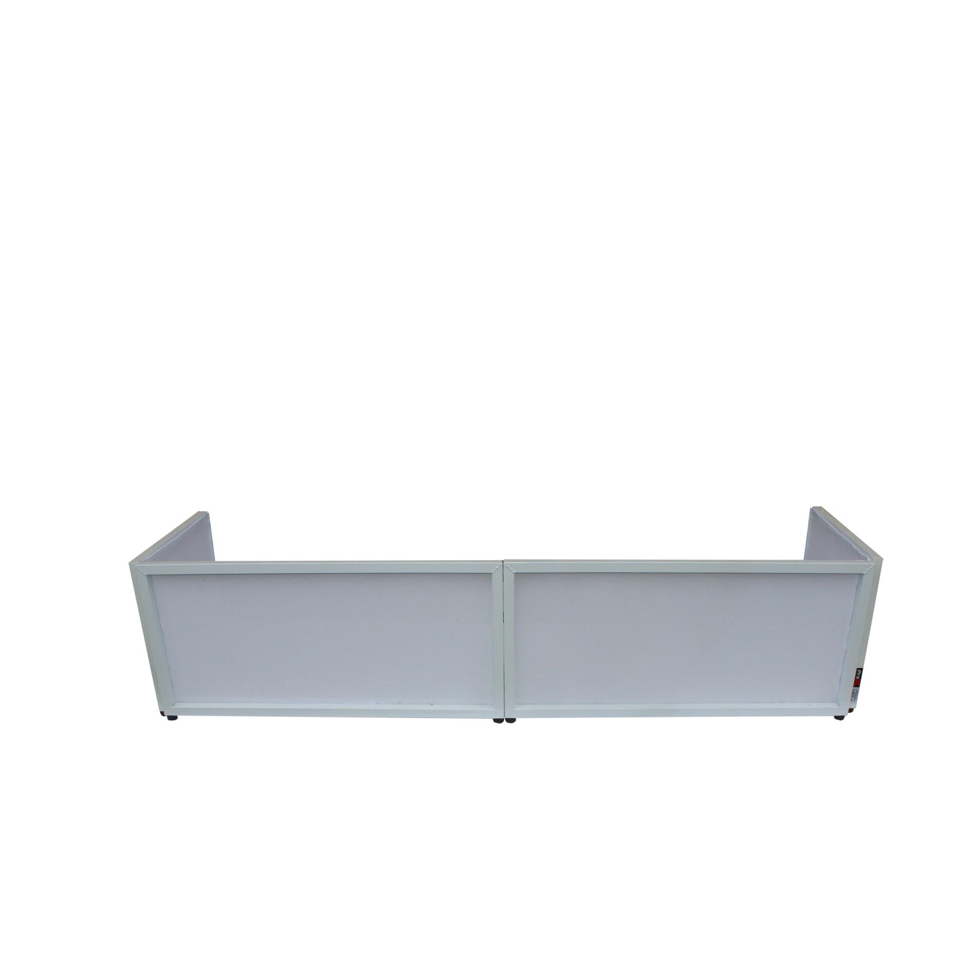 Prox Xf-Ttfw 6 Ft Tabletop Dj Facade White Frame W/Black And White Scrims