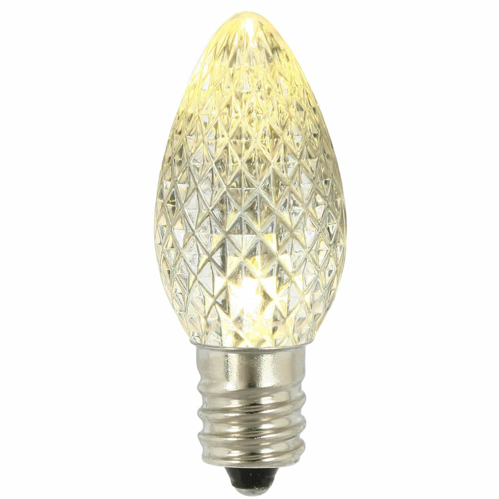 Vickerman C7 Faceted LED Warm White Bulb .38W 25Bx - XLEDC71-25