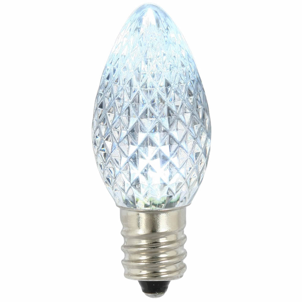 Vickerman C7 Faceted LED Cool White Bulb .38W 25Bx - XLEDC75-25