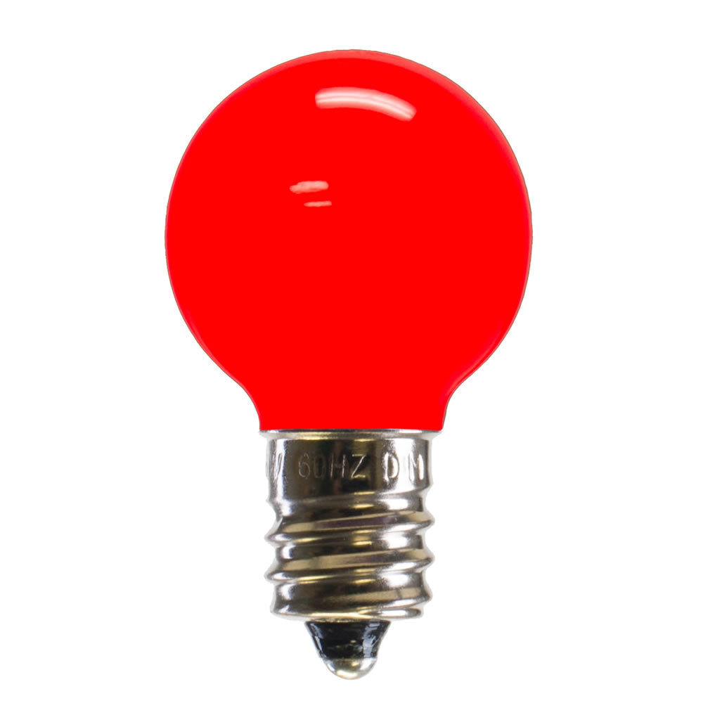 Vickerman G30 Red Ceramic LEDBulb E12 .96W 25/Box - XLEDCG33-25