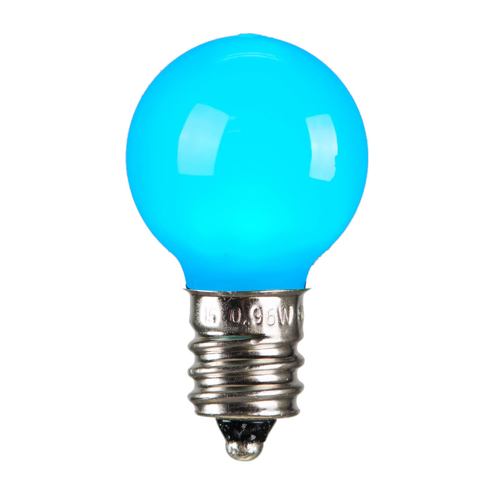 Vickerman G30 Teal Ceramic LEDBulb E12 .96W 25/Box - XLEDCG3L-25