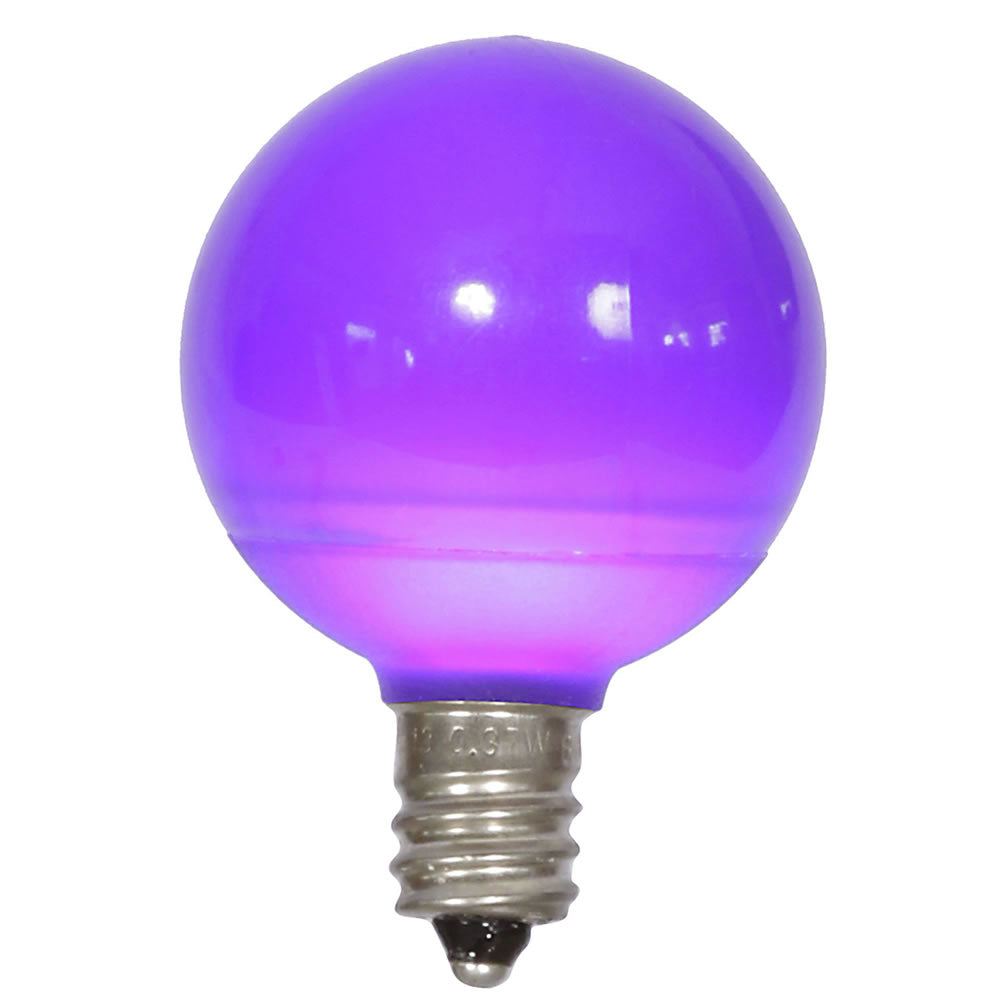 Vickerman G40 Purple Ceramic LEDBulb E12 .96W 25Bx - XLEDCG46-25