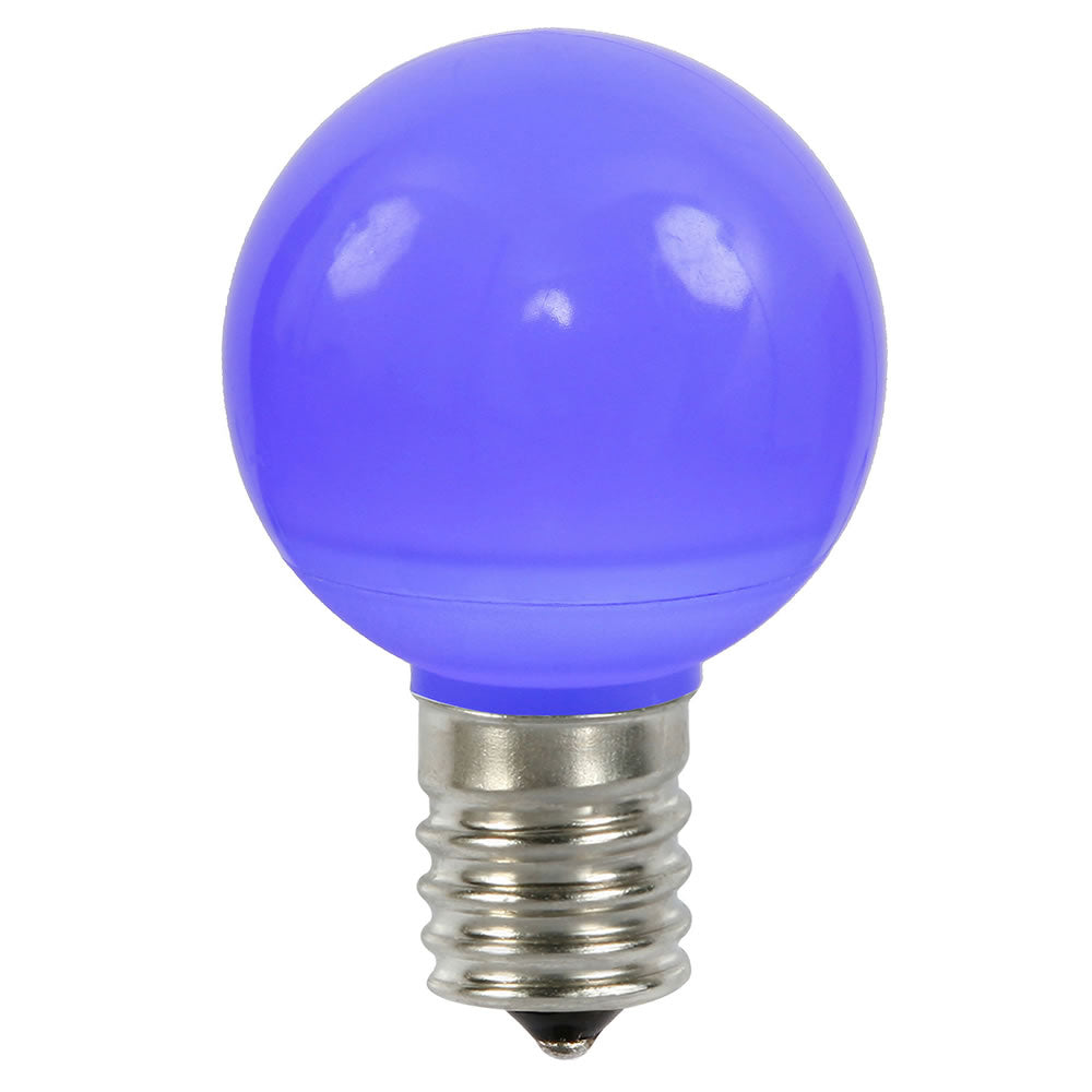 Vickerman G50 Blue Ceramic LEDBulb E17 .96W 25/Box - XLEDCG52-25