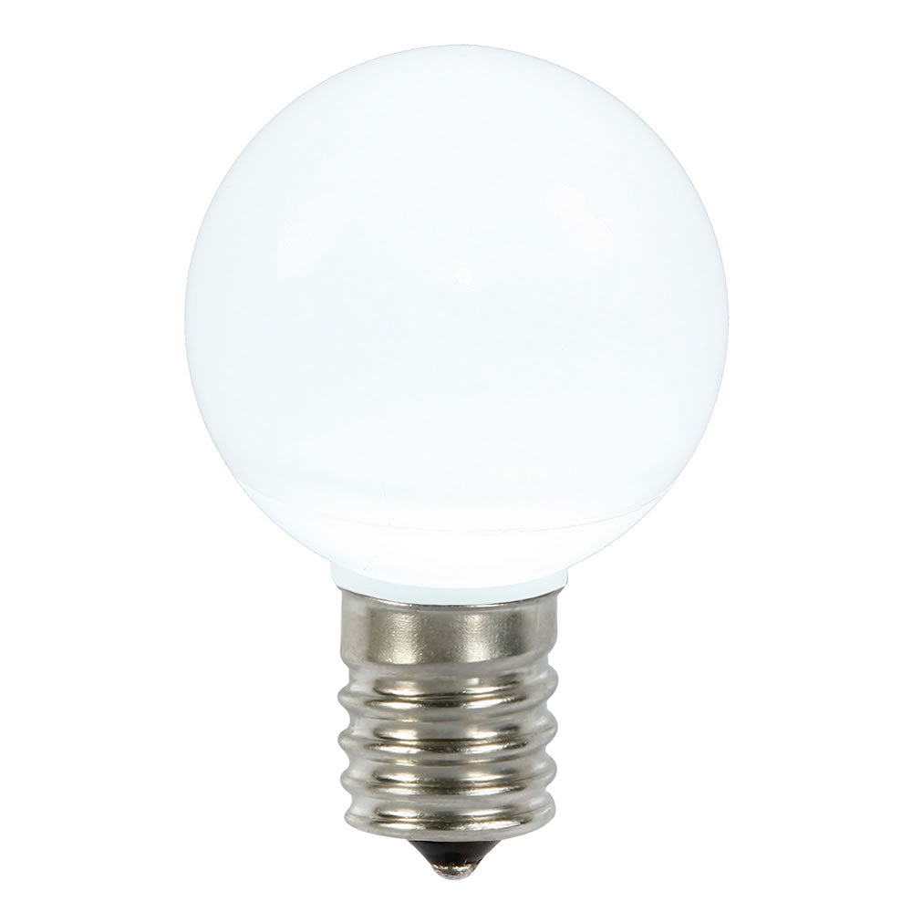 Vickerman G50 Ceramic LED Cool Wht Bulb E17 25/Box - XLEDCG55-25