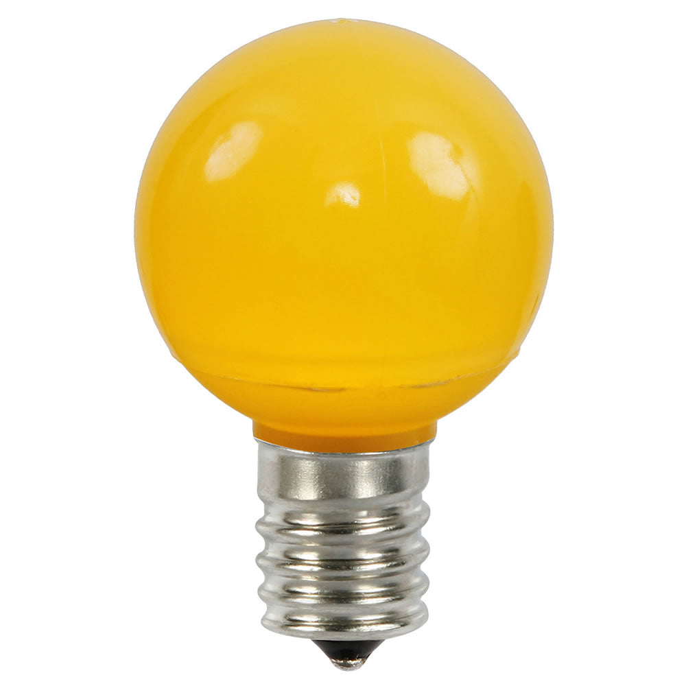 Vickerman G50 Yellow Ceramic Ledbulb E17 .96W 25Bx - Xledcg57-25