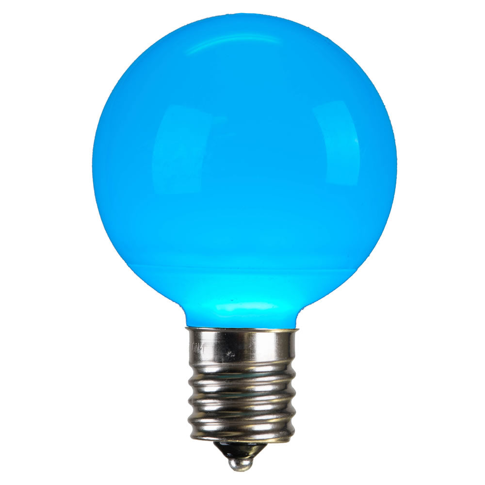 Vickerman G50 Teal Ceramic LEDBulb E17 .96W 25/Box - XLEDCG5L-25