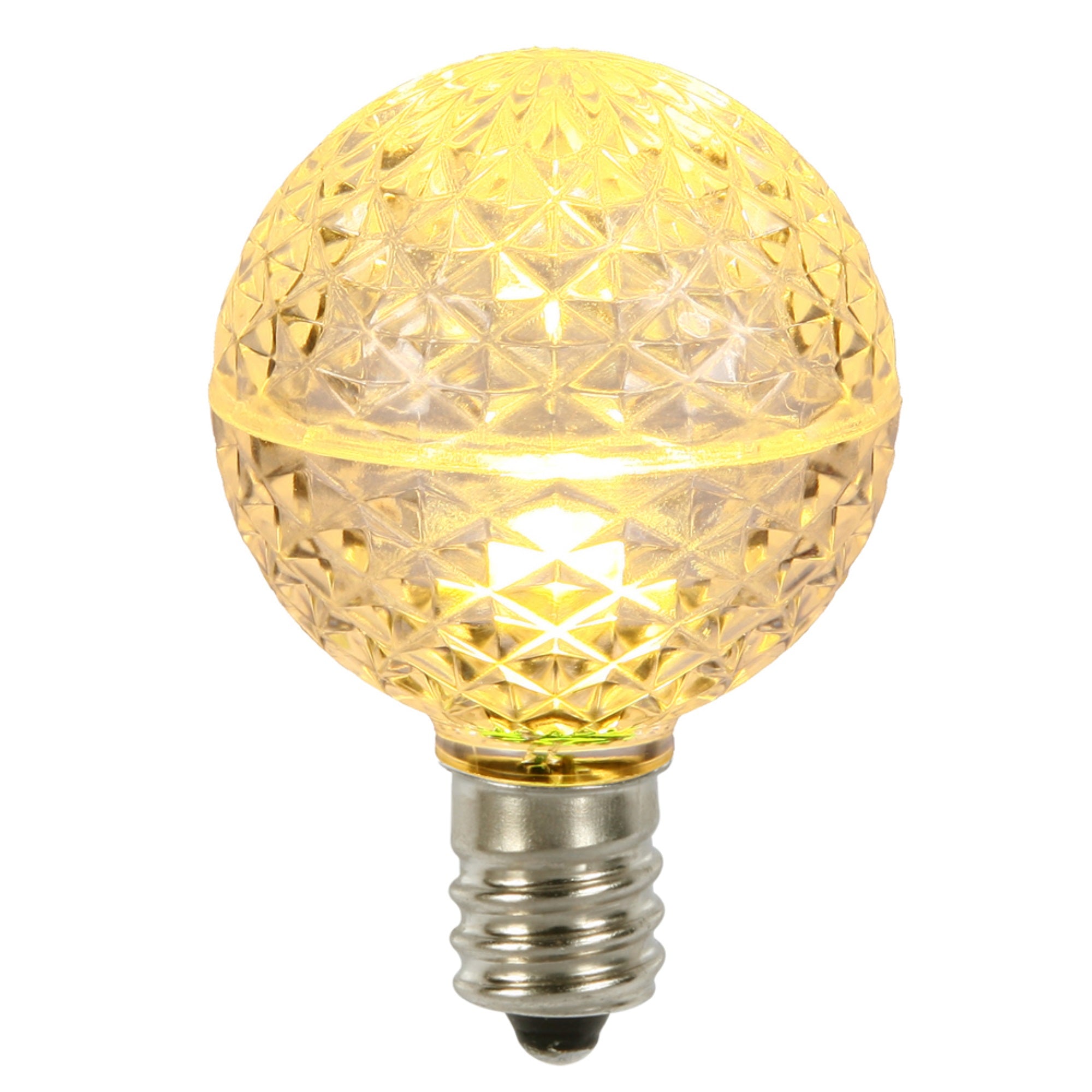 G50 Faceted Led Warm White E17 .45W 25Bx