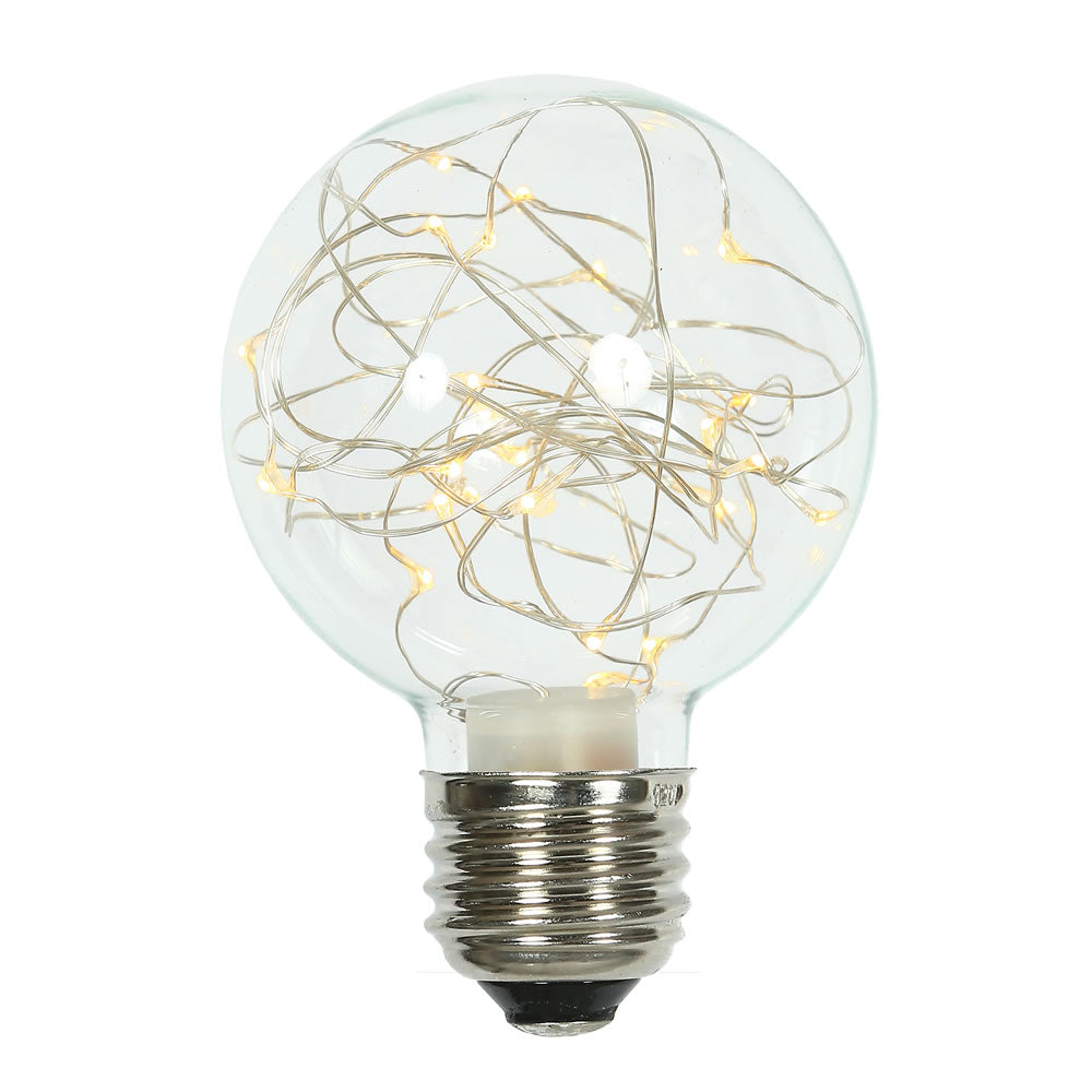 Vickerman 25Lt WmWht Twinkle G95 Fairy Lt Bulb E26 - XLEDG91