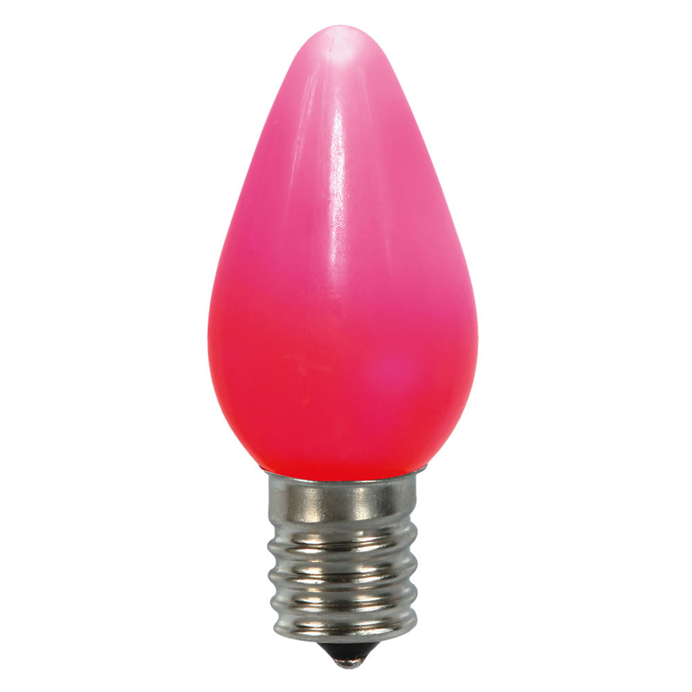 Vickerman C7 Ceramic LED Pink Twinkle Bulb 25/Box - XLEDSC79T-25