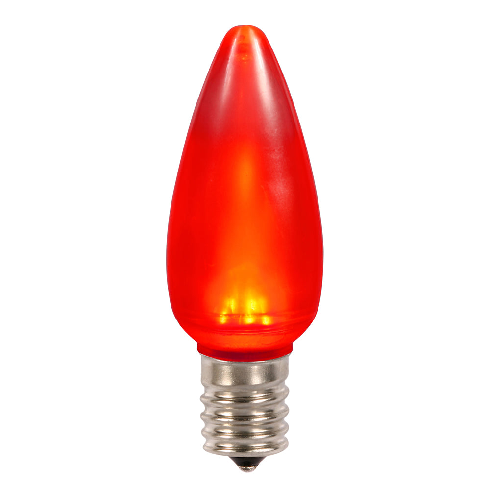 Vickerman C9 Ceramic LED Red Bulb .96W 130V 25/Box - XLEDSC93-25