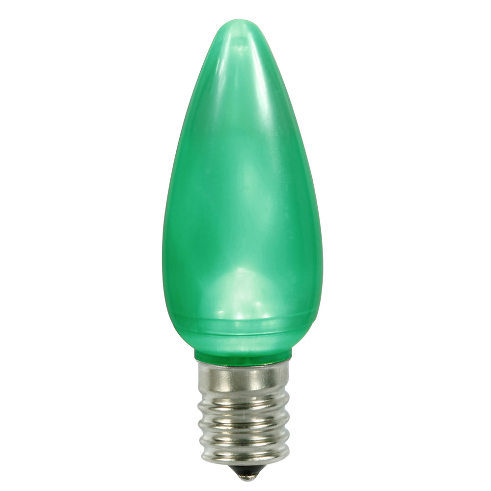 Vickerman C9 Ceramic LED Green Twinkle Bulb 25/Box - XLEDSC94T-25