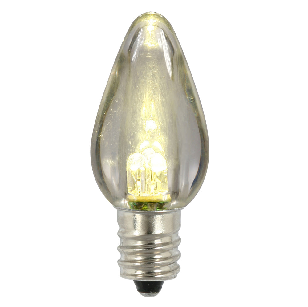 Vickerman C7 WmWht Transparent LED Bulb 25/Box - XLEDTC71-25