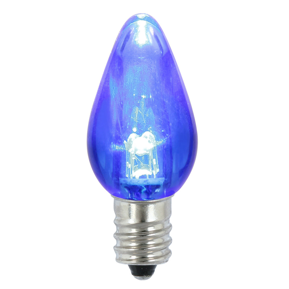 Vickerman C7 Blue Twinkle TranspLED Bulb 25/Box - XLEDTC72T-25